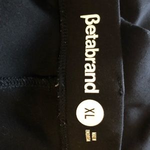 Betabrand boot dress pants yoga pants black